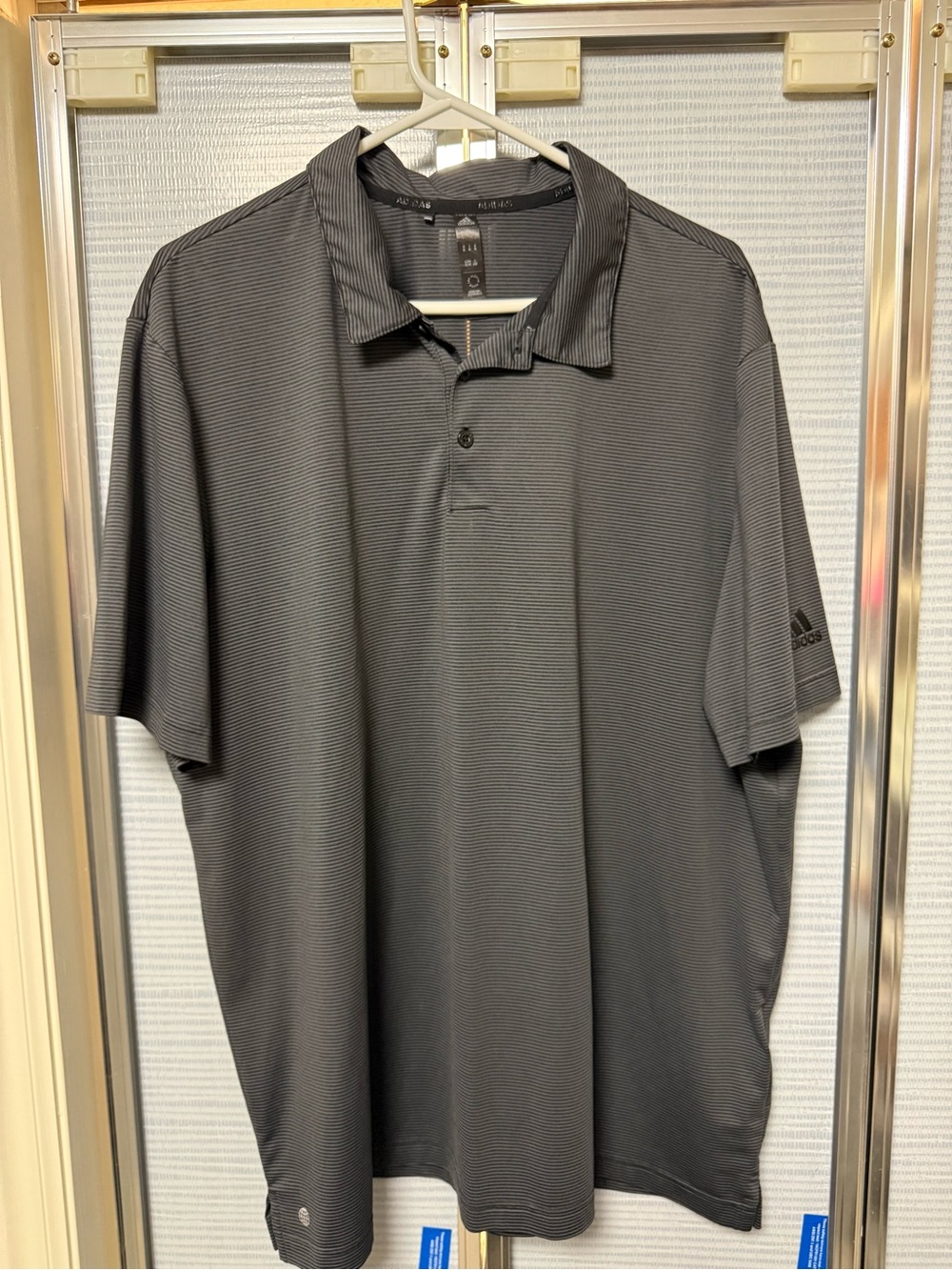 Adidas Men’s Gray Performance Polo Shirt XL